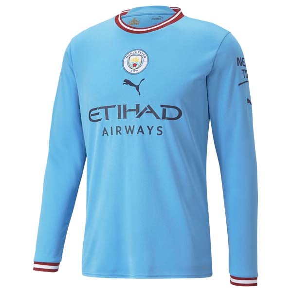 Tailandia Camiseta Manchester City 1st ML 2022-2023